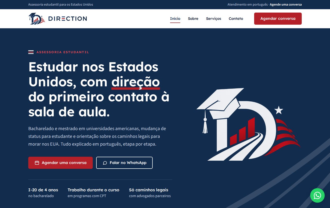 Página inicial do protótipo